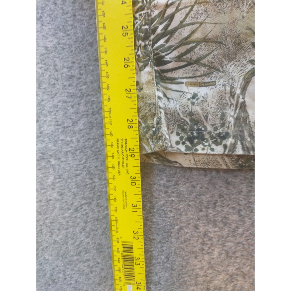 GameGuard Outdoors Mens Brush Country Camo Cargo Pants Tan Green 41x29 Hunting - Picture 5 of 16